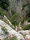 L'escalier des Géants dans le Vallon St Michel. Une corde d'assurance peut aider dans la descente. (c) Christophe ANTOINE
375*500 pixels (46601 octets)(i47)