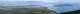 Panorama depuis Notre Dame de la Garde. A gauche en dessous: la forêt de Janas.  A sa droite la Batterie de Peyras. A droite complètement la presqu'îles de St Mandrier.  (c) Christophe ANTOINE
1400*260 pixels (34872 octets)(i1873)
