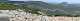  Depuis le pic Taoumé panorama sur le massif du Garlaban. En dessous le vallon de Précatori au  fond le Garlaban. On distingue sur la gauche une petite rangée d'arbres derrière un champ clair : le site très agréable autour du puit du Mûrier. (c) Christophe ANTOINE
1000*272 pixels (43208 octets)(i1697)