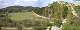 Le vallon du marbre en face. Sur la droite le sentier mène à Roques Hautes. Le sentier sur lequel on est mène au refuge Cézanne (c) Christophe ANTOINE
575*220 pixels (21706 octets)(i193)